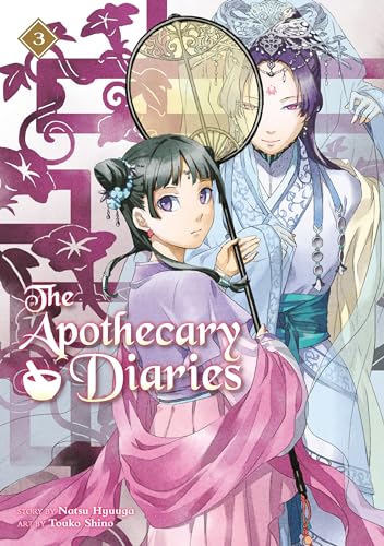 Book cover featuring a young woman holding a fan and a man behind her.