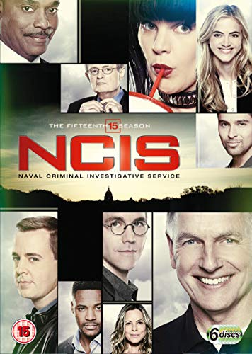 NCIS Season 15 DVD cover featuring portraits of the show’s cast.