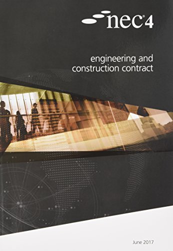 Black cover of "NEC4: Engineering and Construction Contract" book, June 2017.