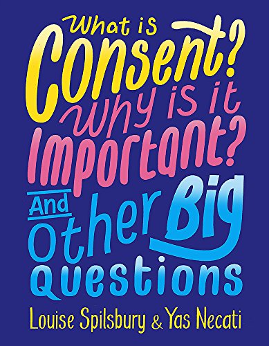 Book cover with colorful, stacked text reading "What is Consent?" and author names.