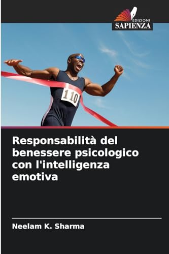 Book cover with a runner breaking a tape, titled “Responsabilità del benessere psicologico.”