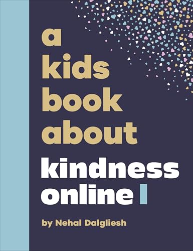 Book cover with large gold text reading "A Kids Book About Kindness Online".
