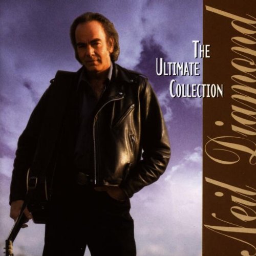 Neil Diamond album cover, portrait of the singer with a guitar.