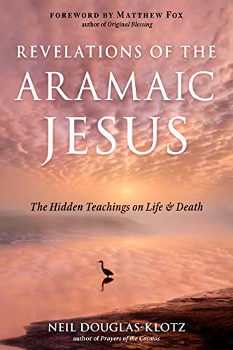 Book cover with title "Revelations of the Aramaic Jesus" and a bird in flight.