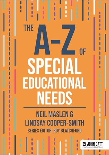 Book cover: "The A-Z of Special Educational Needs" with orange background.