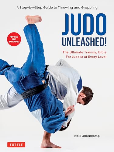 Book cover depicting two judoka in mid-throw, titled "Judo Unleashed!".