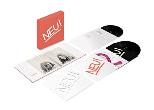 Neu! - 50! vinyl record set with red box and inner sleeves.
