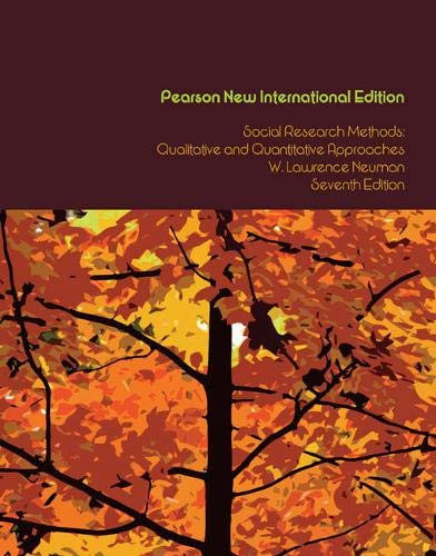 Textbook cover: "Social Research Methods" with autumn tree background.