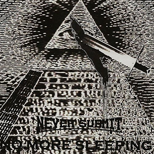 Black and white CD cover with an eye within a pyramid and text.