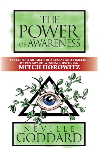 Book cover: "The Power of Awareness" with an eye within a triangle.