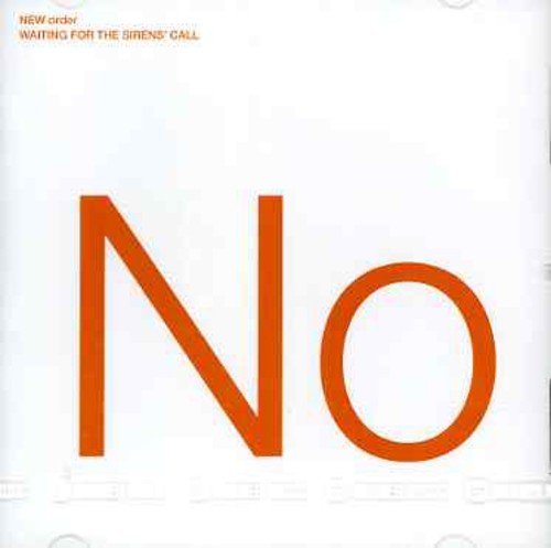 CD cover with large orange letters "No" on a white background.