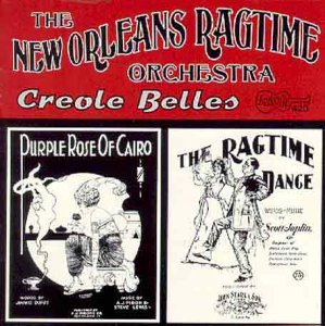 CD cover for “Creole Belles” by The New Orleans Ragtime Orchestra.