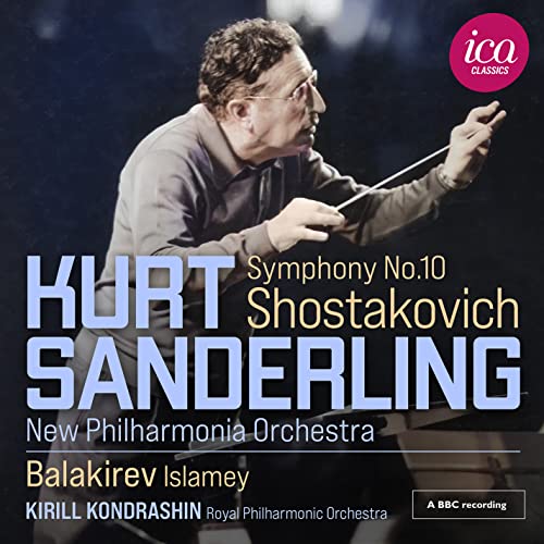 CD cover: Kurt Sanderling conducting, Shostakovich and Balakirev compositions listed.
