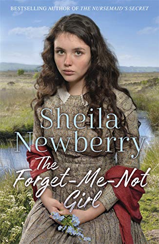 Book cover featuring a young woman in a period dress, holding flowers.