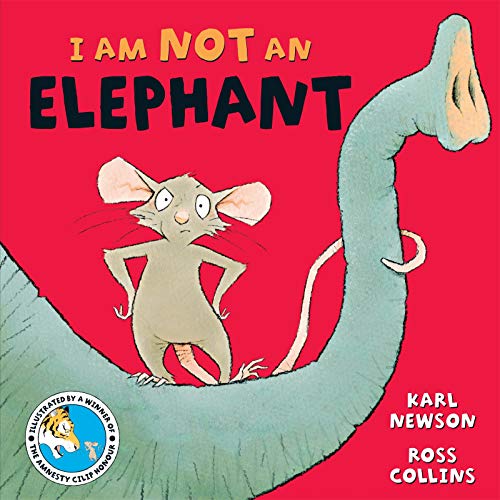 Book cover: a mouse confronts a long, grey, snake-like creature.
