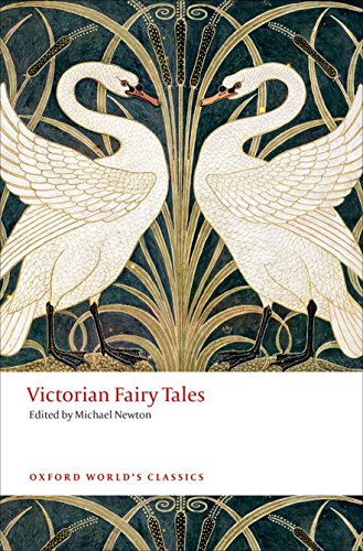 Book cover: “Victorian Fairy Tales” with ornate swan design.