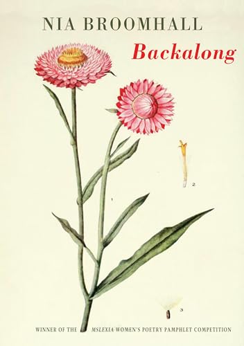 Poetry pamphlet cover with botanical illustration of pink strawflowers.