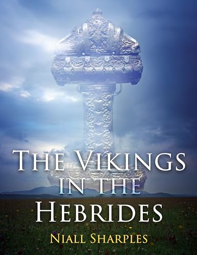 Book cover: Viking sword against a cloudy sky and landscape.