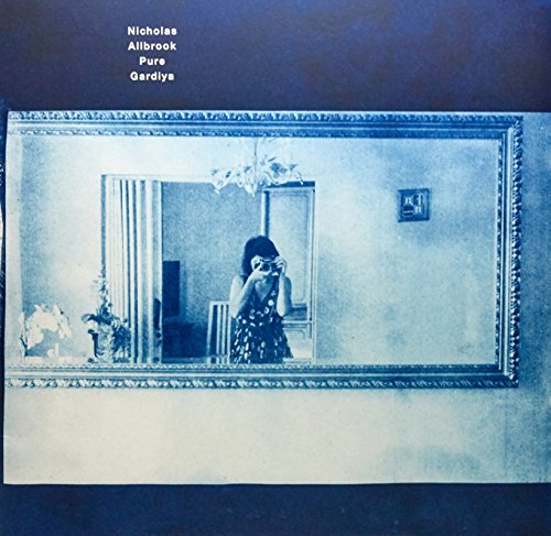 Blue-toned album cover showing a person taking a mirror selfie in a room.
