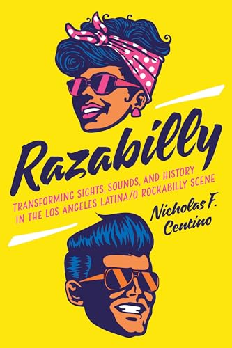 Book cover with illustrated faces and bold text: "Razabilly.