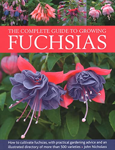 Book cover featuring vibrant, hanging fuchsia flowers in shades of pink and purple.