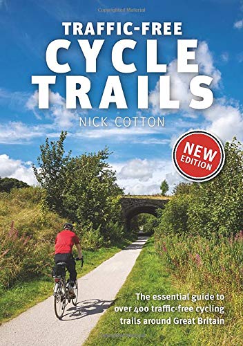 Book cover featuring a cyclist on a rural path under a cloudy sky.