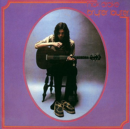 Nick Drake’s “Bryter Layter” album cover: portrait of a man with guitar.