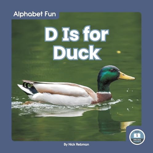 Book cover: "D Is for Duck" with a mallard swimming on water.