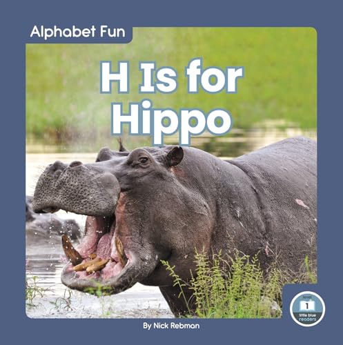 Book cover featuring a large, open-mouthed hippopotamus in water.
