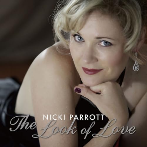 Close-up portrait of Nicki Parrott with album title overlayed.
