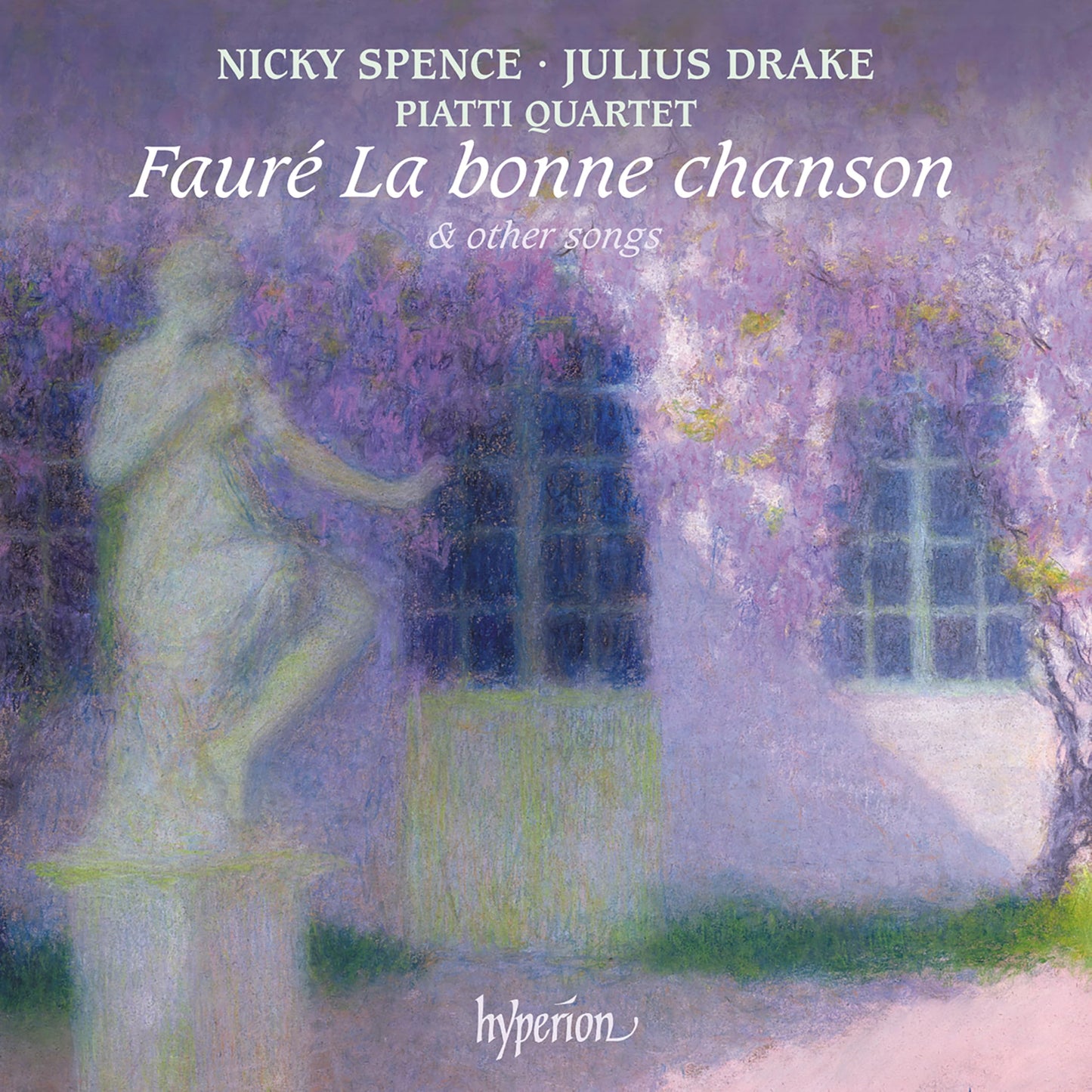 CD cover: impressionistic painting of a woman and flowering tree.