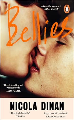 Book cover: two people kissing, with the title "Bellies" in orange script.