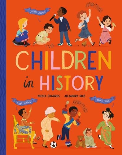 Book cover: “Children in History” featuring diverse illustrated children.