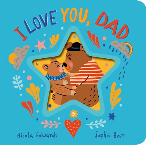 Children's book cover with illustrated bears hugging inside a star shape.