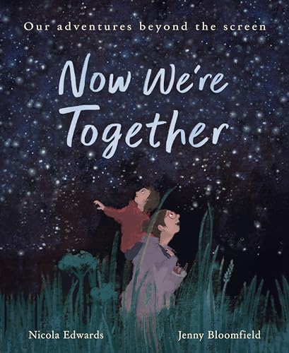 Book cover: two figures silhouetted against a starry night sky.