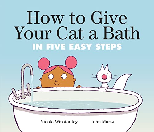 Book cover: cartoon cat and mouse in a bathtub.