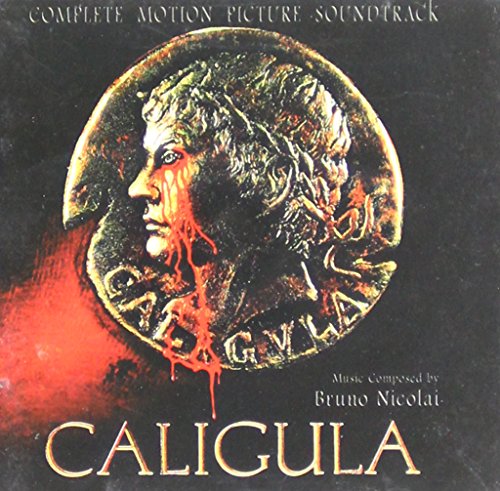 CD cover for "Caligula" soundtrack featuring a distressed portrait.