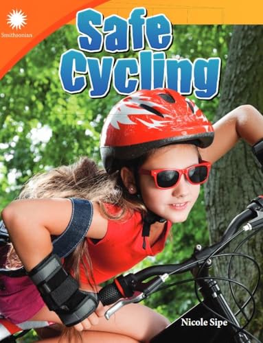 Book cover: child with helmet and bike, titled "Safe Cycling".