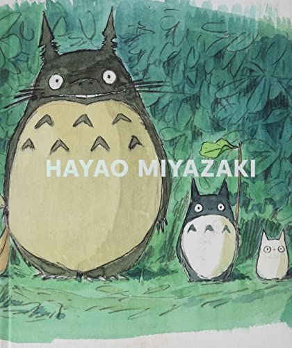 Watercolor illustration of three Totoro characters standing in a forest with text overlay.