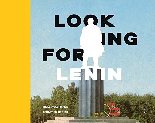 Book cover: "Looking for Lenin" with a statue against a blue sky.
