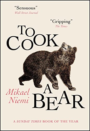 Book cover: "To Cook a Bear" with illustration of a brown bear.