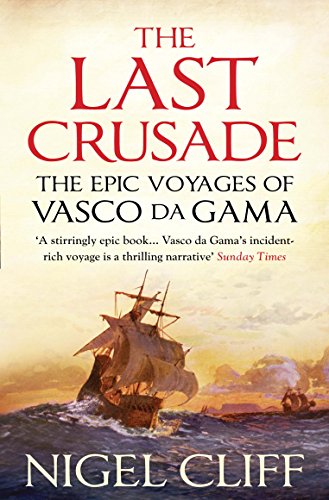Book cover: "The Last Crusade" depicting a sailing ship at sea.