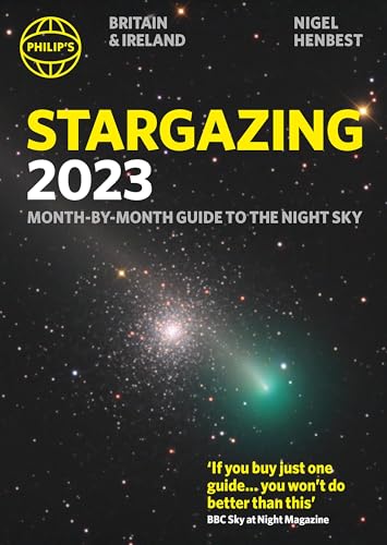 Book cover: "Stargazing 2023" with a galactic image and yellow text.