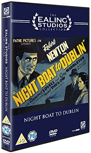 DVD cover for "Night Boat to Dublin" featuring film stars in black and white.