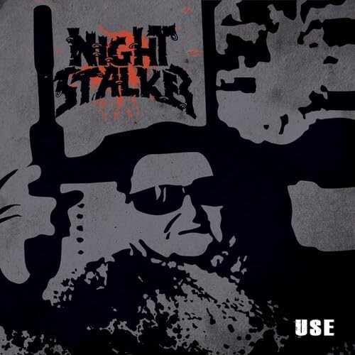 Record cover for "Nightstalker" by USE, featuring a shadowed figure.