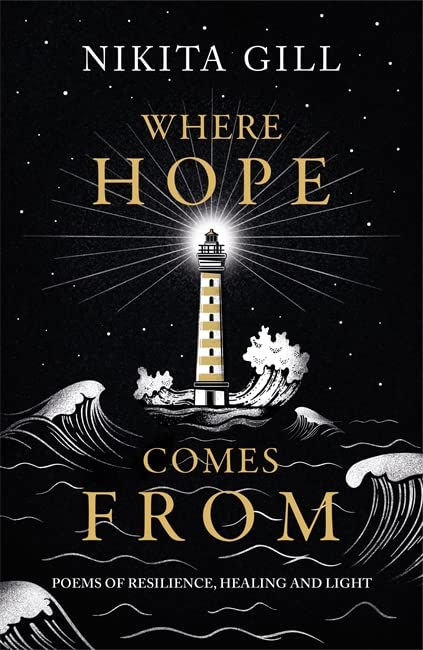 Book cover with lighthouse illustration against a dark, starry sky.