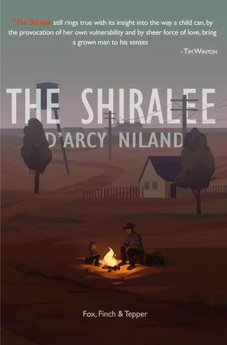 Book cover: “The Shiralee” depicts a man and child by a campfire.
