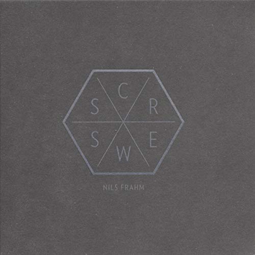 Dark grey album cover featuring a geometric hexagon with the word SCREWS and artist name.