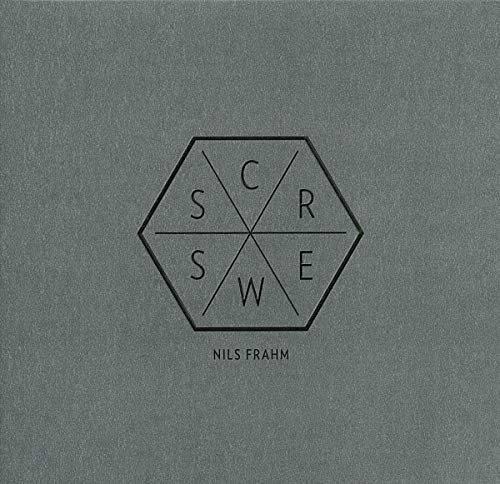 Album cover with a grey textured background featuring a hexagonal logo spelling SCREWS.