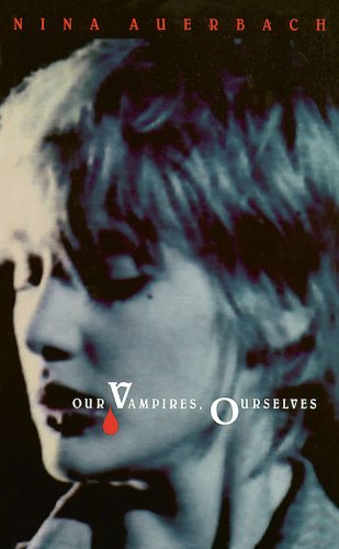 Book cover: close-up of a person’s face with a red droplet.